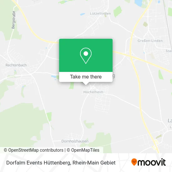 Карта Dorfalm Events Hüttenberg