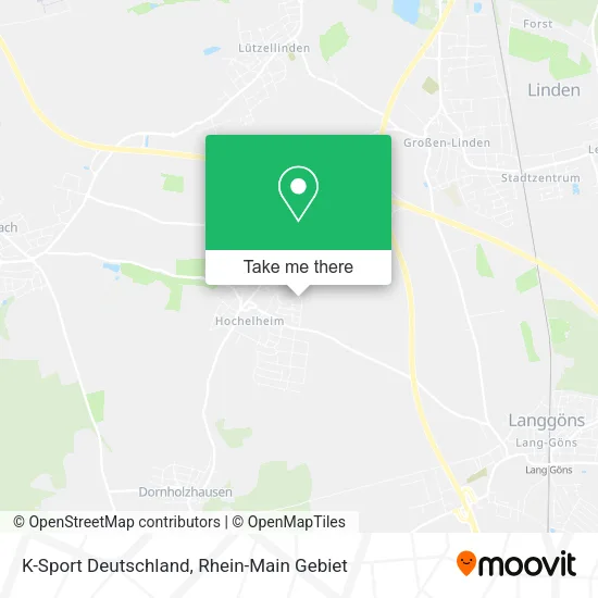 K-Sport Deutschland map