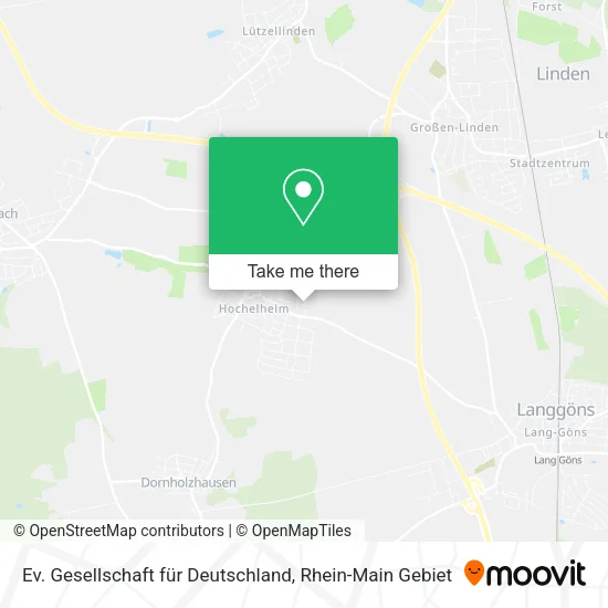 Ev. Gesellschaft für Deutschland map