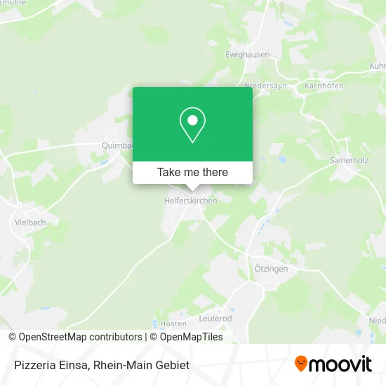 Карта Pizzeria Einsa