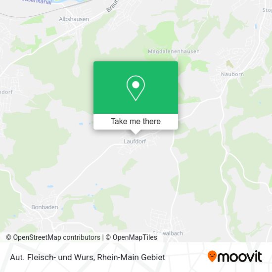 Карта Aut. Fleisch- und Wurs