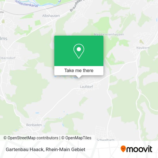 Карта Gartenbau Haack