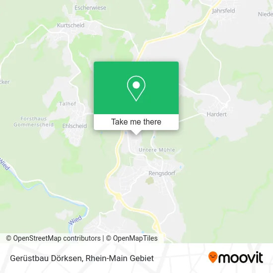 Карта Gerüstbau Dörksen