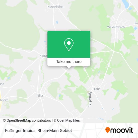 Карта Fußinger Imbiss