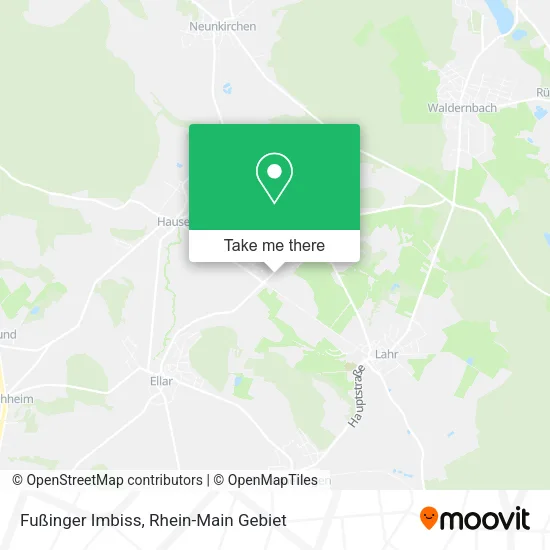 Карта Fußinger Imbiss