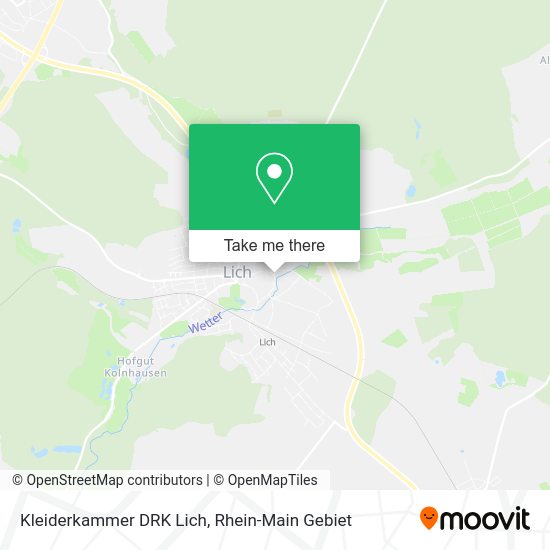 Карта Kleiderkammer DRK Lich