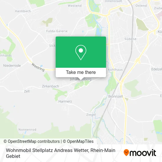 Карта Wohnmobil Stellplatz Andreas Wetter