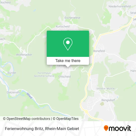 Карта Ferienwohnung Britz