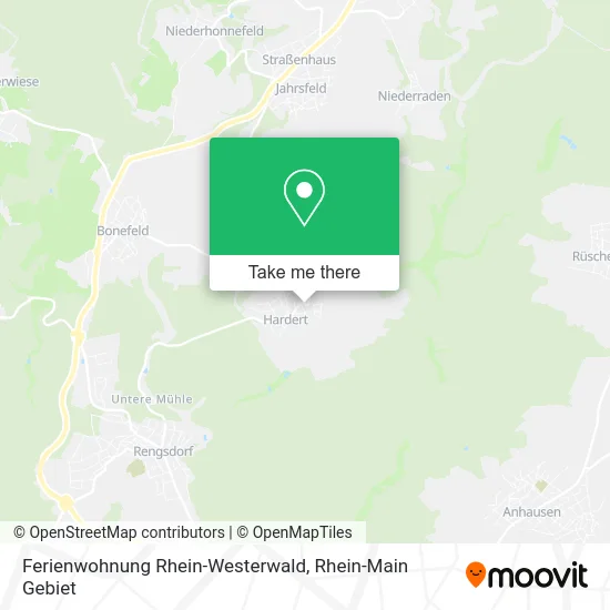 Карта Ferienwohnung Rhein-Westerwald