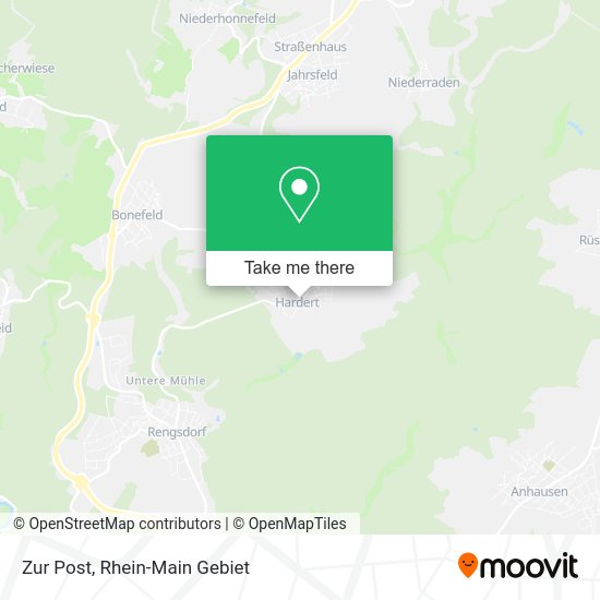 Карта Zur Post