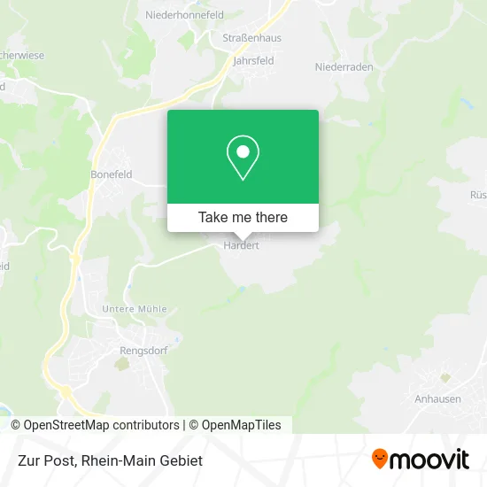 Карта Zur Post