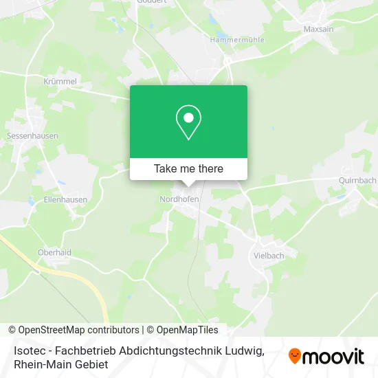 Карта Isotec - Fachbetrieb Abdichtungstechnik Ludwig