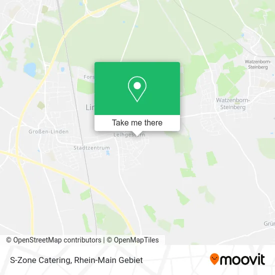 Карта S-Zone Catering