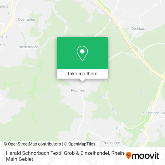 Карта Harald Schnorbach Textil Grob & Einzelhandel