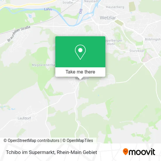 Карта Tchibo im Supermarkt