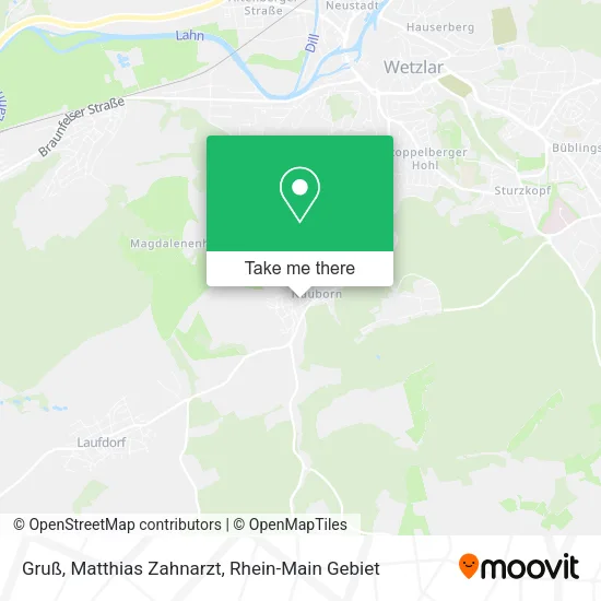 Карта Gruß, Matthias Zahnarzt