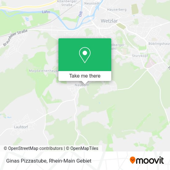Карта Ginas Pizzastube