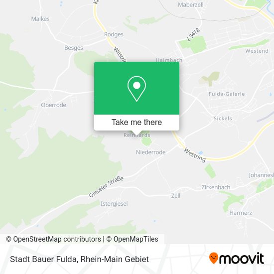 Карта Stadt Bauer Fulda