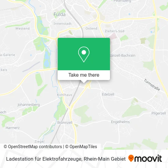 Карта Ladestation für Elektrofahrzeuge