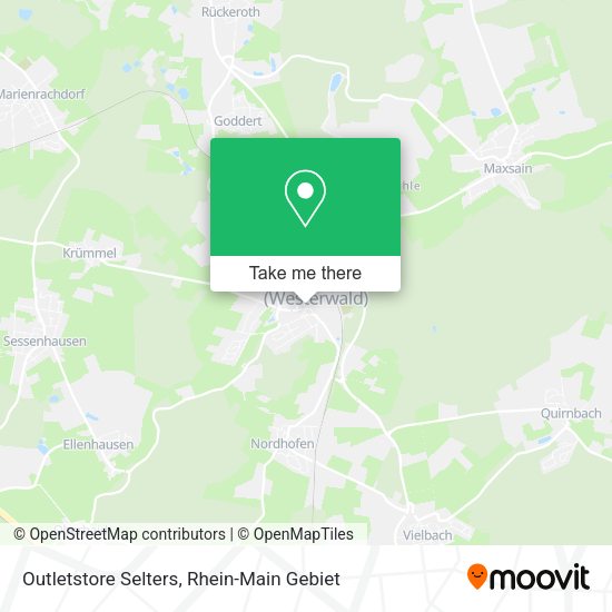 Карта Outletstore Selters
