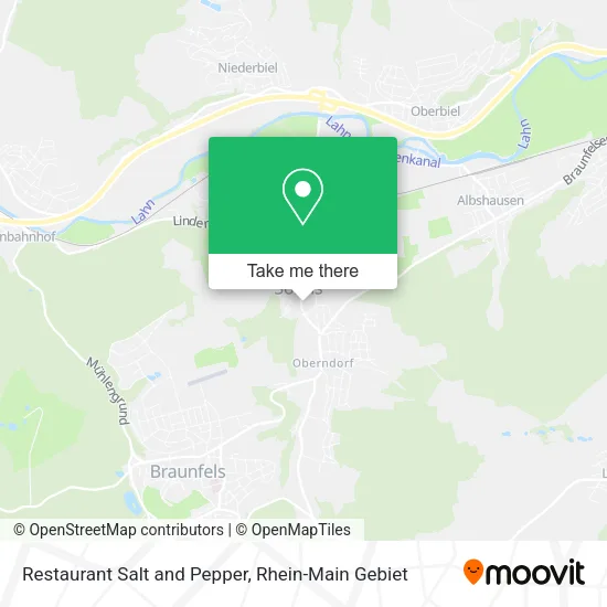 Карта Restaurant Salt and Pepper