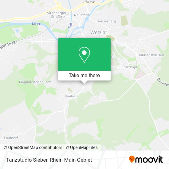 Карта Tanzstudio Sieber