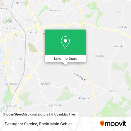 Карта Pentagast Service