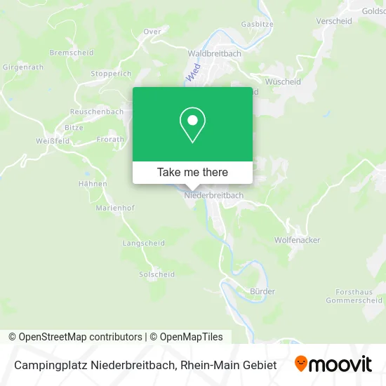 Карта Campingplatz Niederbreitbach