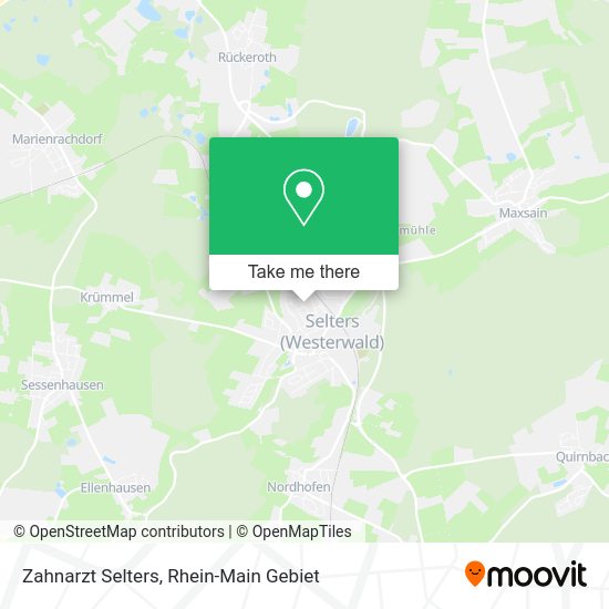 Карта Zahnarzt Selters