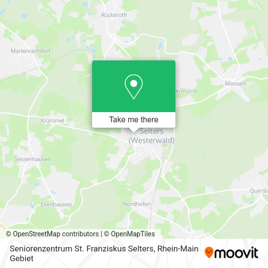 Карта Seniorenzentrum St. Franziskus Selters