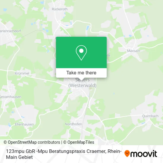 Карта 123mpu GbR -Mpu Beratungspraxis Craemer