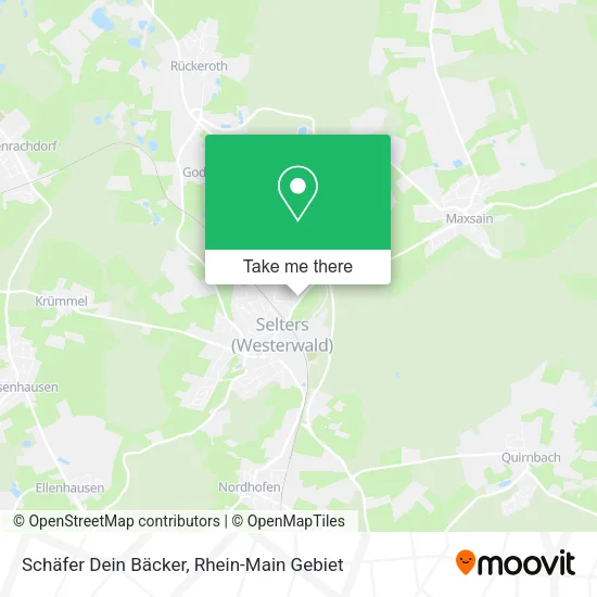 Карта Schäfer Dein Bäcker