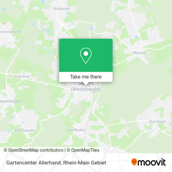 Карта Gartencenter Allerhand