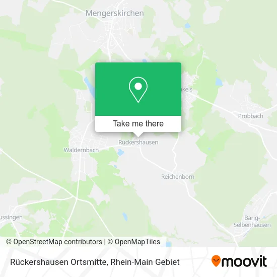 Карта Rückershausen Ortsmitte