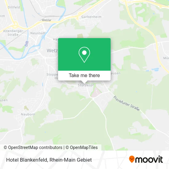 Hotel Blankenfeld map