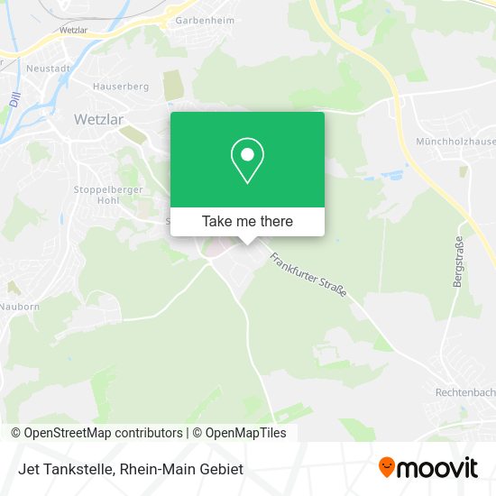 Карта Jet Tankstelle