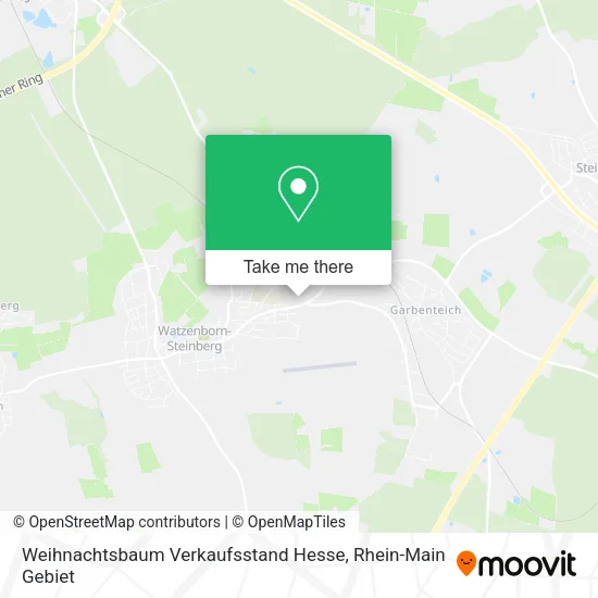 Карта Weihnachtsbaum Verkaufsstand Hesse