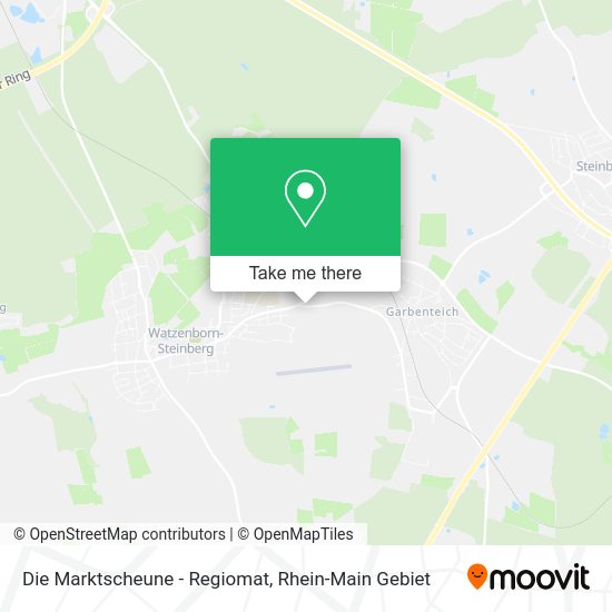 Карта Die Marktscheune - Regiomat
