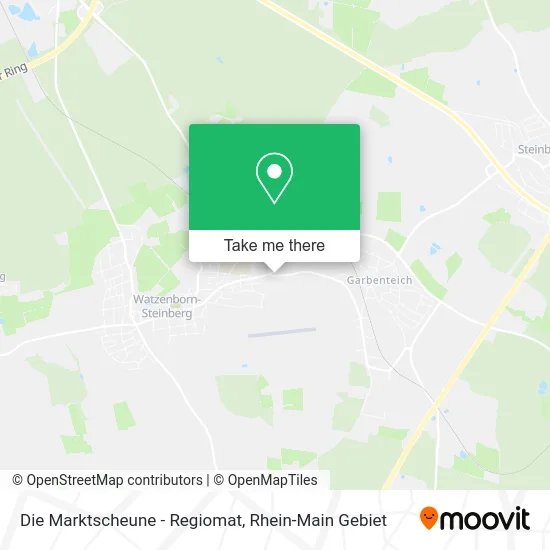 Карта Die Marktscheune - Regiomat