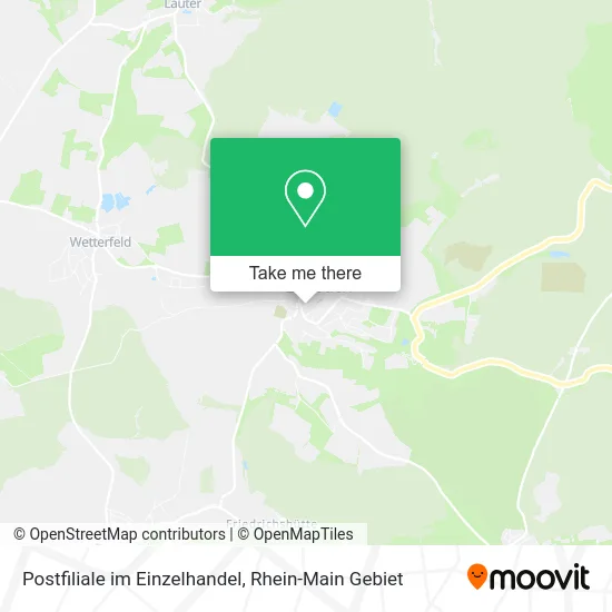 Карта Postfiliale im Einzelhandel