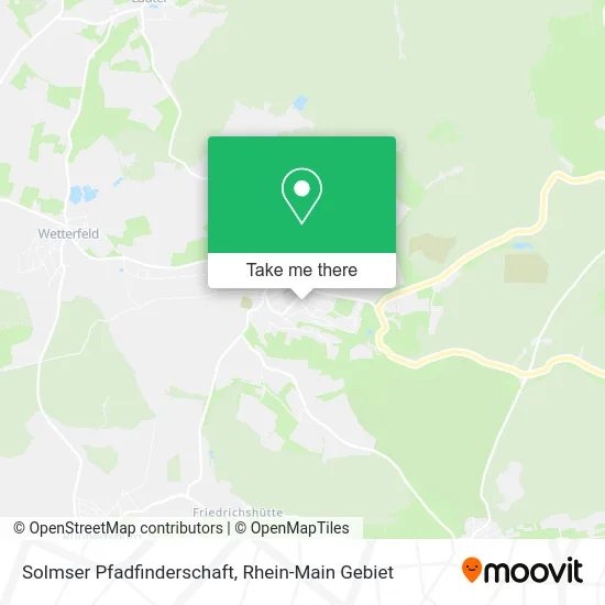 Карта Solmser Pfadfinderschaft