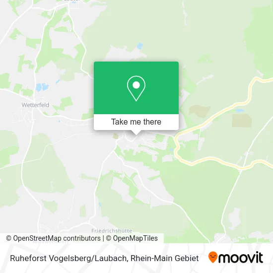 Карта Ruheforst Vogelsberg/Laubach