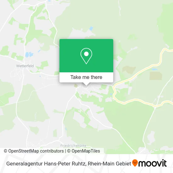 Карта Generalagentur Hans-Peter Ruhtz