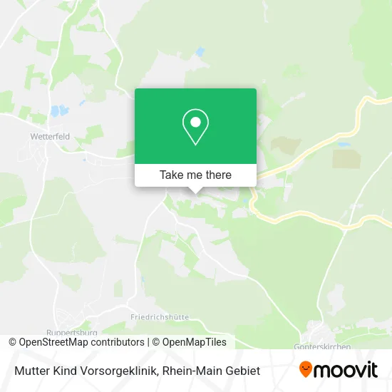 Карта Mutter Kind Vorsorgeklinik