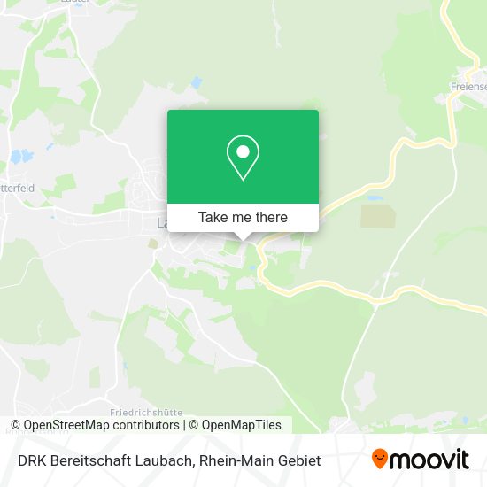 Карта DRK Bereitschaft Laubach