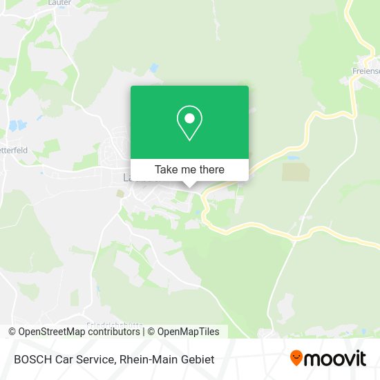 Карта BOSCH Car Service