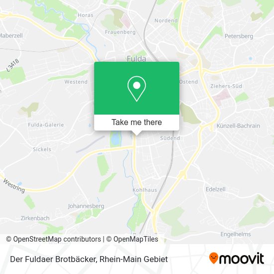 Карта Der Fuldaer Brotbäcker