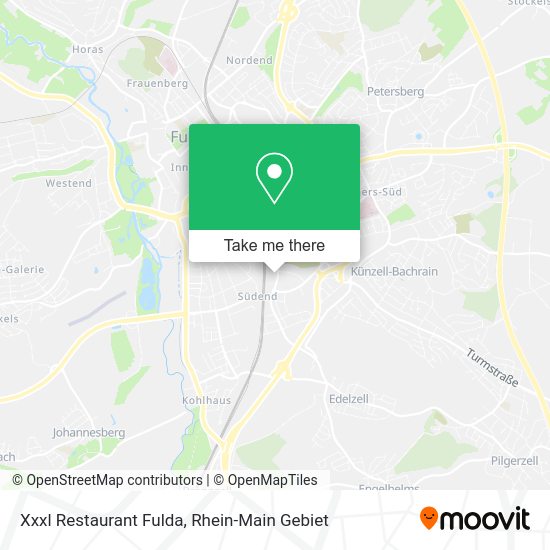 Карта Xxxl Restaurant Fulda