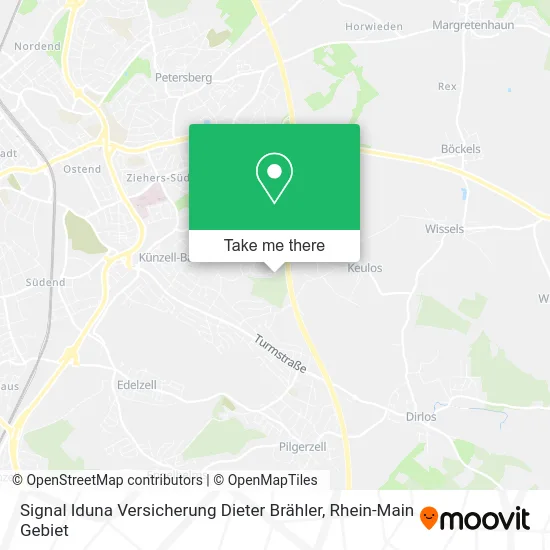 Карта Signal Iduna Versicherung Dieter Brähler