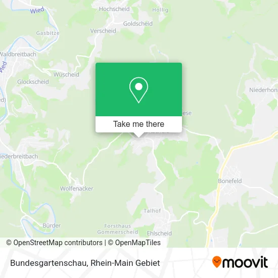 Карта Bundesgartenschau
